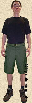 korrekte Optik - Shorts von natocorner.de