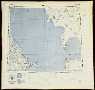 BAKU, orig. historische Karte