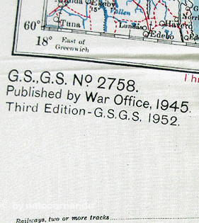 Navigationskarten der Bomberpiloten, original WK II